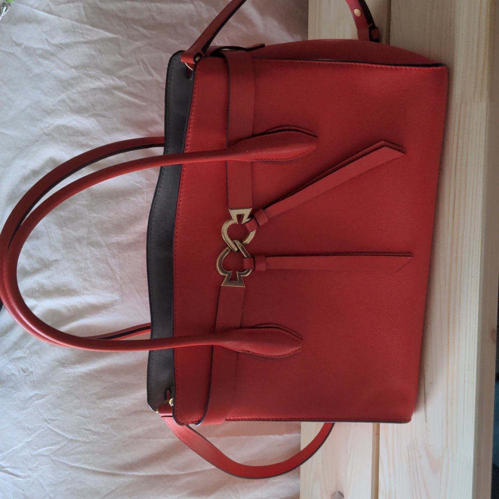 Kate Spade large red satchel